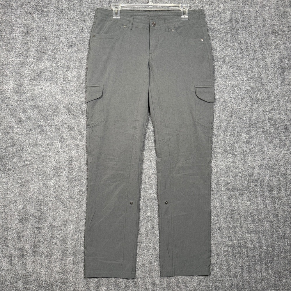 Kuhl Women's Straight Leg Cargo Pants in Charcoal